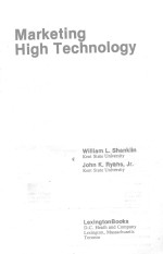 Marketing <em>High</em> Technology