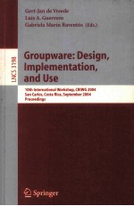 <em>Lecture</em> <em>Notes</em> <em>in</em> <em>Computer</em> <em>Science</em> 3198;Groupwar:Design