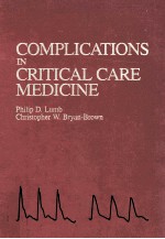 COMPLICATIONS IN C<em>R</em>ITICAL CA<em>R</em>E MEDICINE