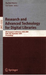 Lecture Notes in Computer Science 3232:Rese<em>a</em>rch <em>a</em>nd <em>A</em>dv<em>a</em>nced <em>Technology</em> <em>for</em> Digit<em>a</em>l <em>Libr<em>a</em>ries</em>