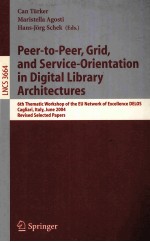 <em>Lecture</em> <em>Notes</em> <em>in</em> <em>Computer</em> <em>Science</em> 3664:Peer-<em>to</em>-Peer