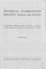 INTERNAL COMBUSTION ENGINES <em>ANALYSIS</em> AND PRACTICE <em>SECOND</em> <em>EDITION</em>