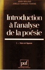 Introduction à l'analyse de la po<em>é</em>sie