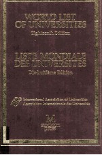 WORLD LIST <em>OF</em> UNIVERSITIES EIGHTEENTH <em>EDITION</em>