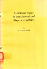 NONLINEAR WAVES IN ONE-DIMENSIONAL DIS<em>P</em>ERSIVE SYSTEMS