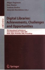 <em>Lecture</em> <em>Notes</em> <em>in</em> <em>Computer</em> <em>Science</em> 4312:Digital Libraries:Achievements