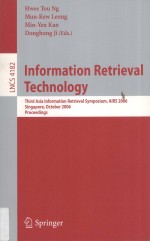 <em>Lecture</em> <em>Notes</em> <em>in</em> <em>Computer</em> <em>Science</em> 4182:<em>In</em>formation Retrieval Technology