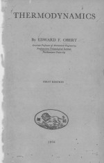 <em>THERMODYNAMICS</em> FIRST EDITION