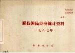 鄞县国民经济<em>统计</em>资料  1987