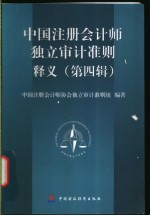《中国注册会计师独立<em>审计</em>准则》释义  第4辑