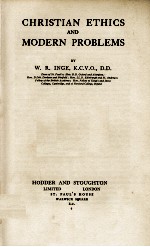 CH<em>RI</em>STIAN ETHICS AND MODE<em>RN</em> P<em>RO</em>BLEMS
