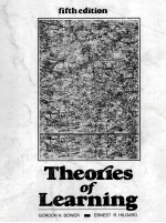 Theories of <em>learning</em>