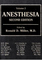 ANESTHESIA  SECONE EDITION  <em>VOLUME</em> <em>2</em>