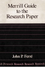 Merrill Guide <em>to</em> the <em>Research</em> Paper