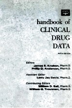 HANDBOOK <em>OF</em> CLINICAL <em>DRUG</em> DATA  FIFTH EDITION