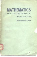 Ma<em>the</em>matics <em>for</em> <em>the</em> Physical Sciences
