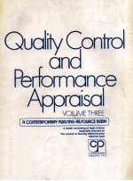Quality <em>Control</em> and Performance Appraisal.