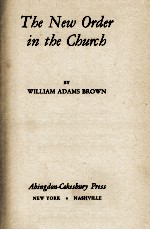 <em>The</em> New Order in <em>the</em> Church