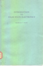 Introduction to solid state <em>electronics</em> 1980