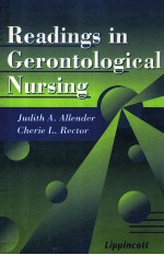 R<em>E</em>ADINGS IN G<em>E</em>RONTOLOGICAL NURSING