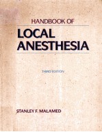 <em>Handbook</em> of local anesthesia