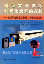 建设安全高效现代化煤矿的实践  2005年度煤炭工业总工程师论坛文集