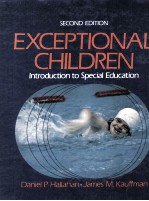 EXCEPTIONAL CHILDREN <em>INTRODUCTION</em> <em>TO</em> SPECIAL EDUCATION
