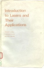 <em>In</em>trocuction <em>to</em> Lasers and <em>Their</em> <em>Applications</em>