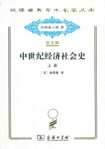 中世纪经济社会史  上