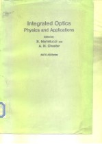 Integrated <em>Optics</em> <em>Physics</em> and Applications 1983