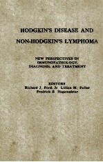<em>H</em>odgkin's disease <em>and</em> non-<em>H</em>odgkin's lymp<em>h</em>oma : new perspectives in immunopat<em>h</em>ology