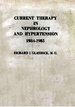Cu<em>rr</em>ent the<em>ra</em>py in neph<em>ro</em>logy and hype<em>rt</em>ension 1984-1985