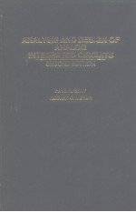 <em>ANALYSIS</em> AND <em>DESIGN</em> <em>OF</em> ANALOG<em>INTEGRATED</em> <em>CIRCUITS</em> 1984.