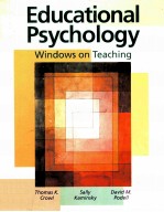 EDUCATI<em>ON</em>AL PSYCHOLOGY WINDOWS <em>ON</em> TEACHING
