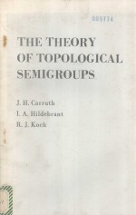 <em>THE</em> <em>THE</em>ORY <em>OF</em> TOPOLOGICAL SEMIGROUPS