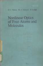 NONLIEAR OPTI<em>C</em>S OF FREE ATOMS AND MOLE<em>C</em>ULES