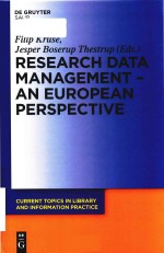 Research <em>data</em> <em>management</em> a European perspective