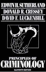 <em>PRINCIPLES</em> <em>OF</em> CRIMINOLOGY ELEVENTH <em>EDITION</em>