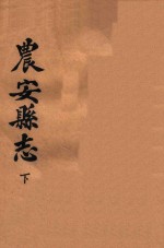 农安县志  下