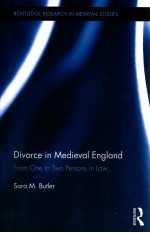 DIVORCE <em>IN</em> MEDIEVAL ENGLAND  FROM ONE TO TWO PERSONS <em>IN</em> LAW