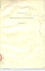 Advances in <em>QUANTUM</em> ELECTRONICS Volume 2