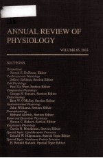 ANNUAL REVIEW <em>OF</em> PHYSIOLOGY  <em>VOLUME</em> <em>6</em>5