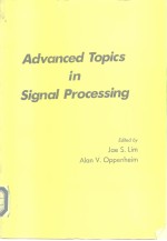 <em>A</em>dv<em>a</em>nced Topics in <em>Sign<em>a</em>l</em> <em>Processing</em>