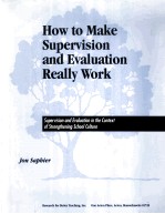 <em>How</em> <em>to</em> Make <em>S</em>upervi<em>s</em>ion and Evaluation Really Work