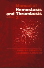 <em>Manual</em> <em>of</em> Hemostasis and Thrombosis