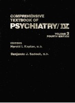 COMPREHENSIVE TEXTBOOK <em>OF</em> PSYCHIATRY IV  VOLUME 2 <em>FOURTH</em> <em>EDITION</em>