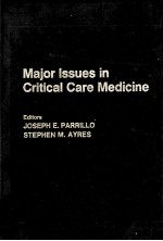 Major Issues <em>in</em> Critical Care Medic<em>in</em>e