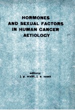 Hormones and sexual factors <em>in</em> human cancer aetiology:proceed<em>in</em>gs <em>of</em> the...