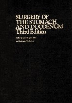 SURGERY OF THE STO<em>M</em><e<em>m</em>>A</e<em>m</em>>CH <e<em>m</em>>A</e<em>m</em>>ND DUODENU<em>M</em>  THIRD EDITION