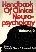 HAND<em>B</em>OOK OF <em>C</em>LINI<em>C</em>AL NEUROPSY<em>C</em>HOLOGY  VOLUME 2